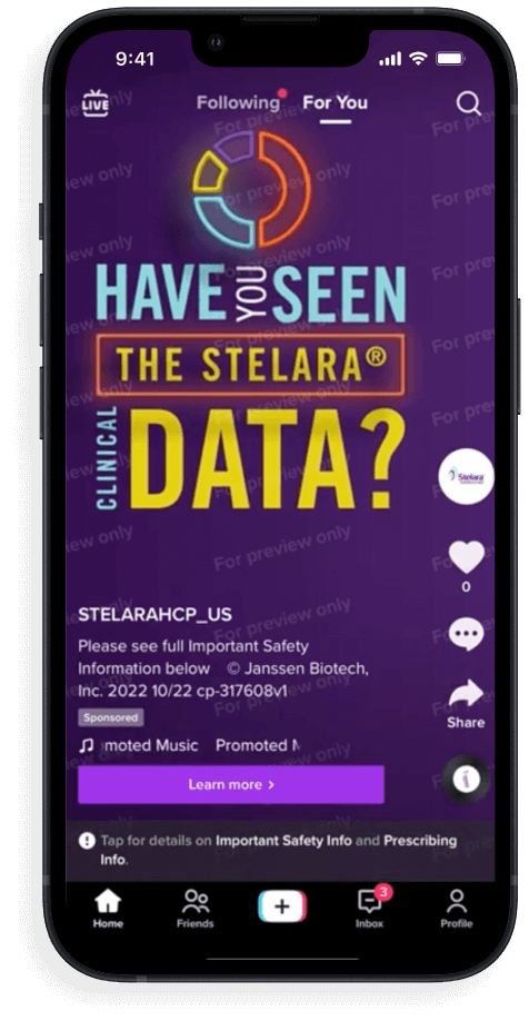 STELARA® TikTok Campaign